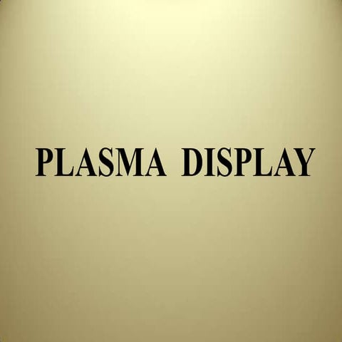 plasmadisplay