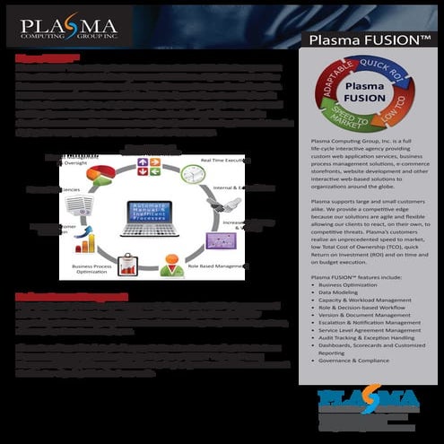 Plasma fusion(tm) bpm brochure