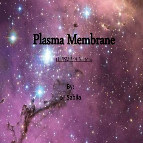 Ultra Structure of Plasma Membrane | PPTX
