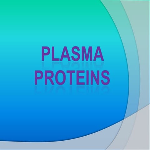 Plasma protein