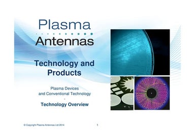 Plasma Antenna Technology Overview