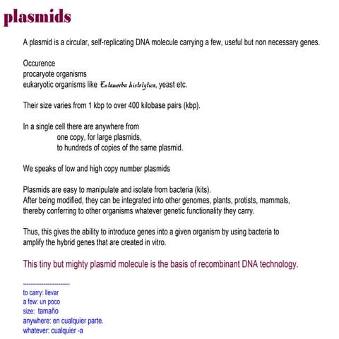 Plasmids