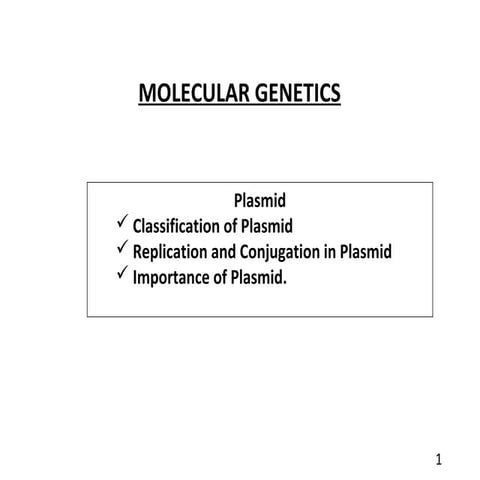 Plasmids