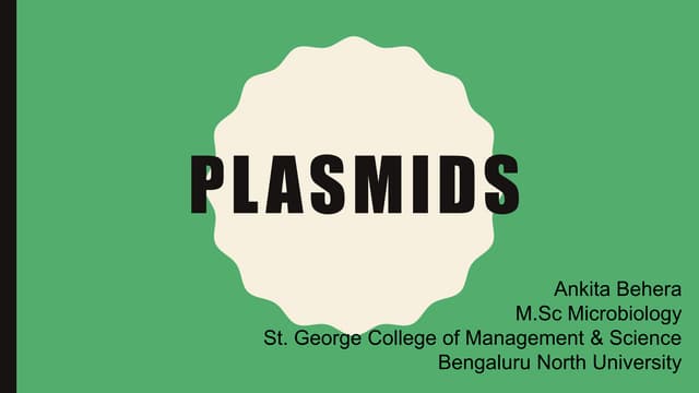 Plasmids