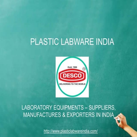 Plastic labware models set