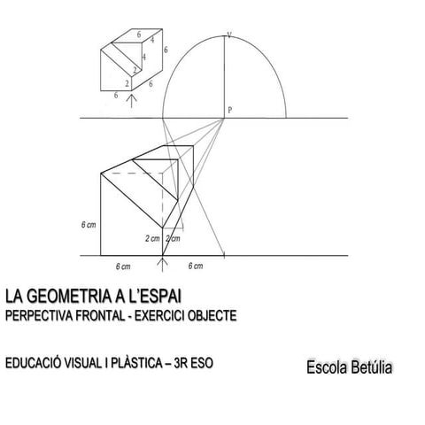 Dibiux tècnic - Perspectiva frontal - Obejcte