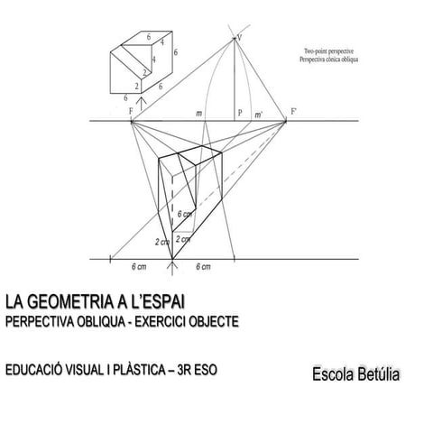 Dibuix tècnic - perspectiva obliqua