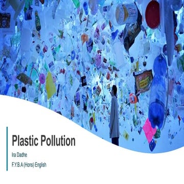 Plastic pollution