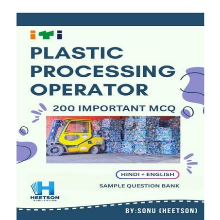 Plastic Processing Operator Question Paper MCQ ITI NIMI Question Bank Book Free