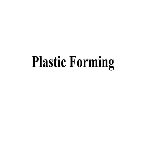 Plastics injection molding