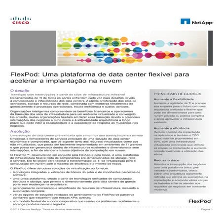 Plataforma de Data Center FlexPod   