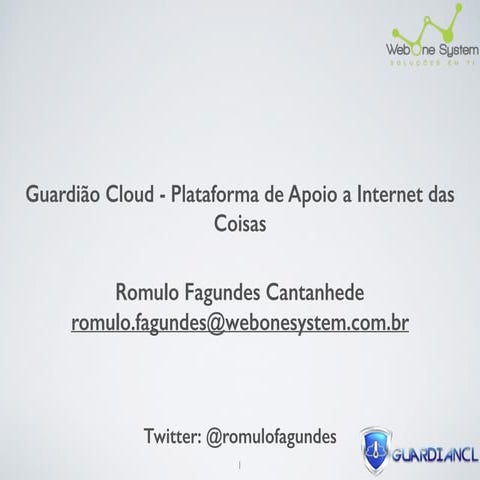 Guardião Cloud - Plataforma de IoT