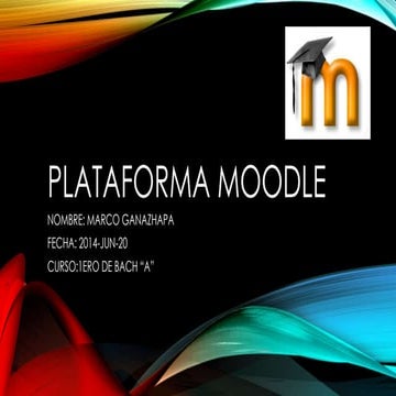 Plataforma Moodle