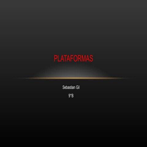 Plataformas