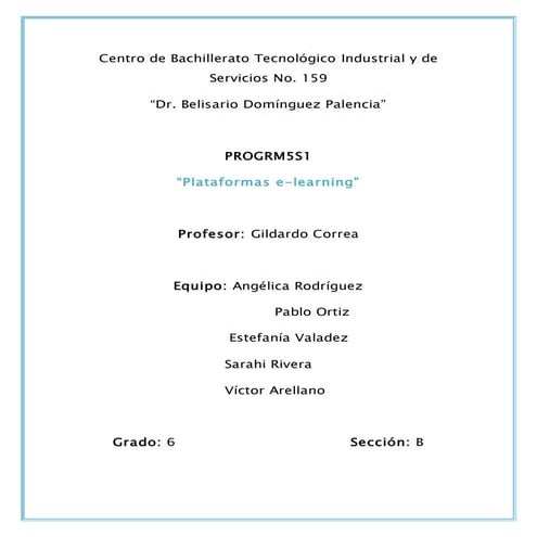 Plataformas e-learning