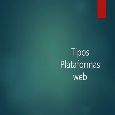 Plataformas de desarrollo web