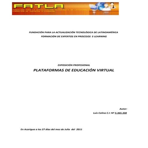 Plataformas de educacion virtual