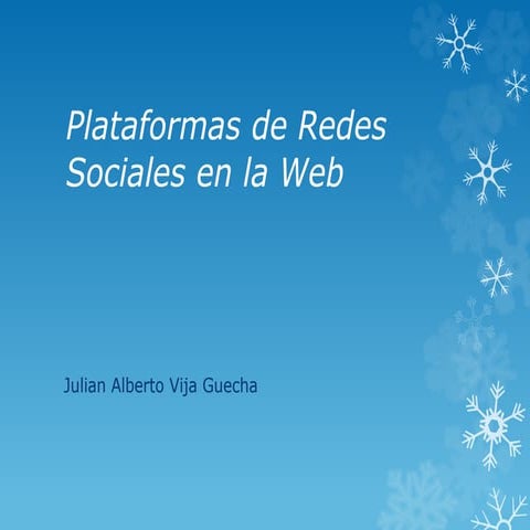 Concepto plataformas de redes sociales | PPTX