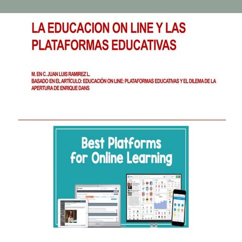 Plataformas educativas