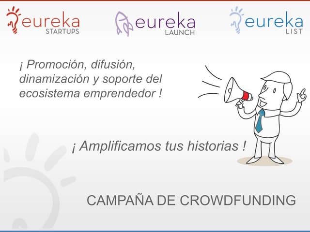 Plataformas Eureka - Crowdfunding