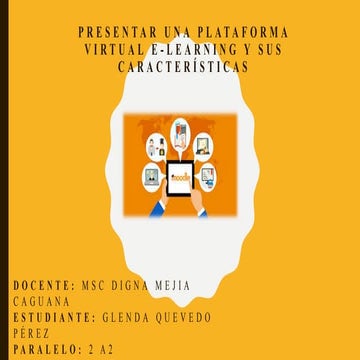 PLATAFORMA VIRTUAL  E-LEARNIN - QUEVEDO PEREZ GLENDA.