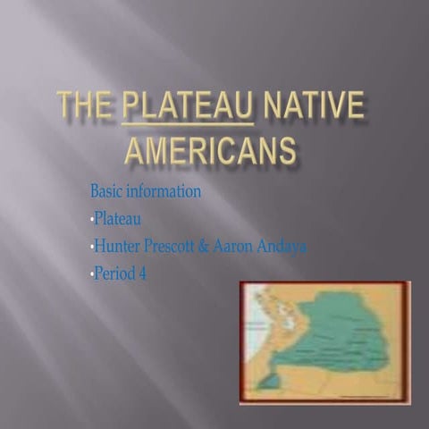 Plateau Native Americans