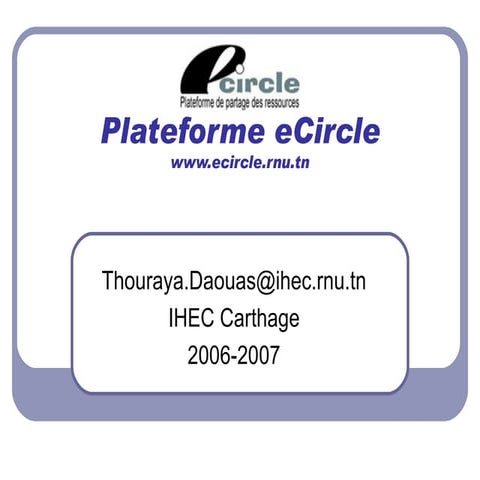 Plateforme e circle