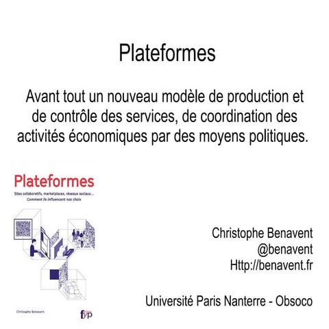 Plateformes algorithmes travail