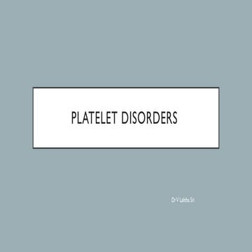 Platelet disorders - thrombocytopenia.pptx
