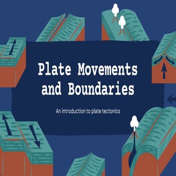 Plate Movements and Boundaries Science Presentation in Dark Blue Teal Style_2...