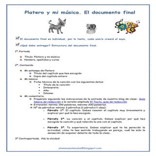 Platero y mi música