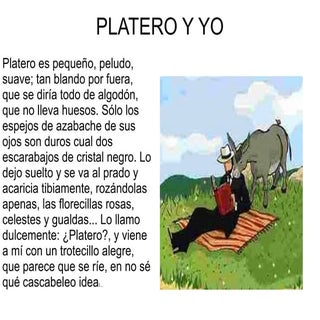 Platero y yo