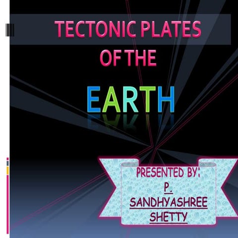 Plates of the earth