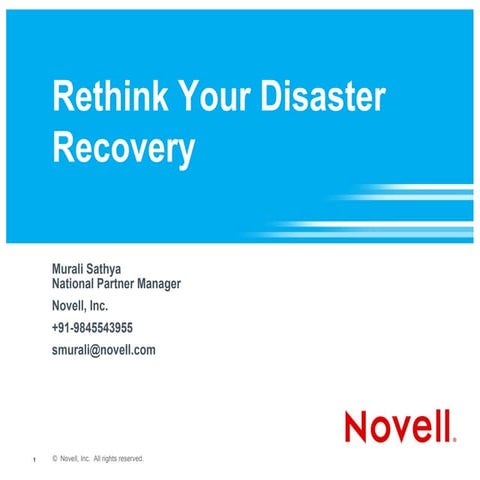 Plate Spin Disaster Recovery Solution