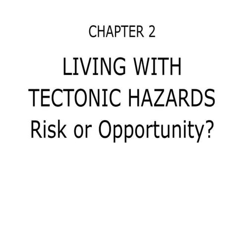Geography Elective/Pure Chapter 2: Plate tectonic 