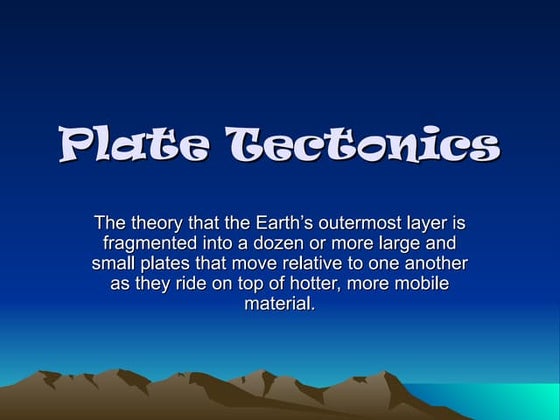 WHAT IS A PLATE? MAJOR PLATES. Types of Earth’s Crust. Plate Boundary ...