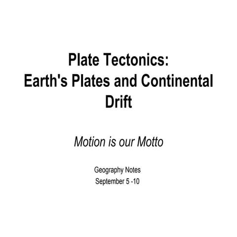 Plate Tectonics.ppt
