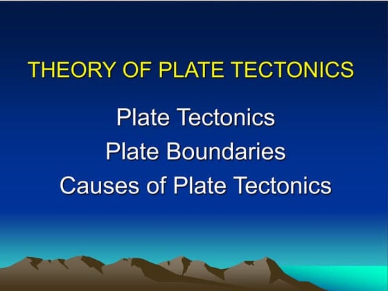 Plate Boundaries Ppt Pptx