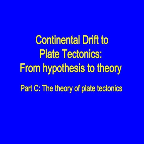 Plate Tectonics Theory Ppt Hshfkaknfhkaj Ppt