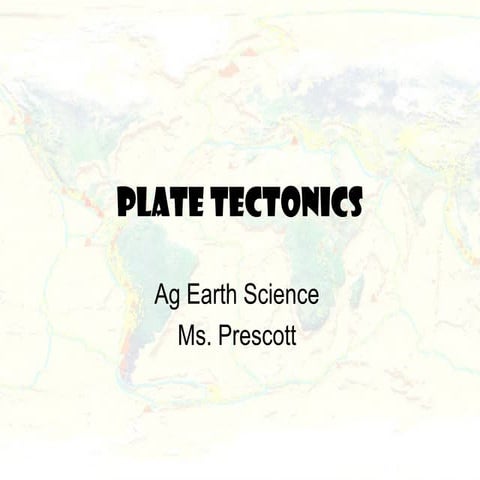 Plate tectonics unit