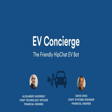 ChatBots Everywhere - How Financial Engines Made Their EV Charging Stations C...