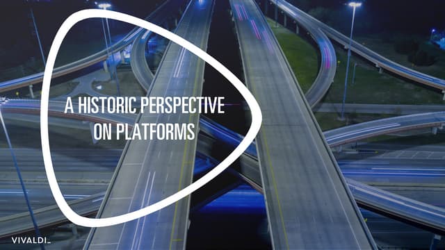 A Historic Perspective on Platforms 