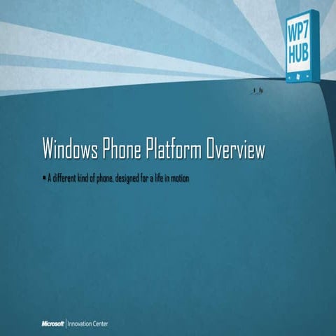 WP7 HUB_Platform overview | PPT