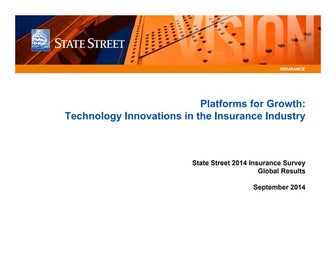 Platforms for Growth:Technology Innovations in the Insurance Industry