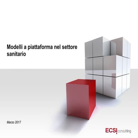 Modelli a piattaforma nel settore sanitario