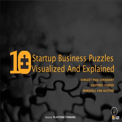 10 Startup Business Puzzles Visualized and Explained