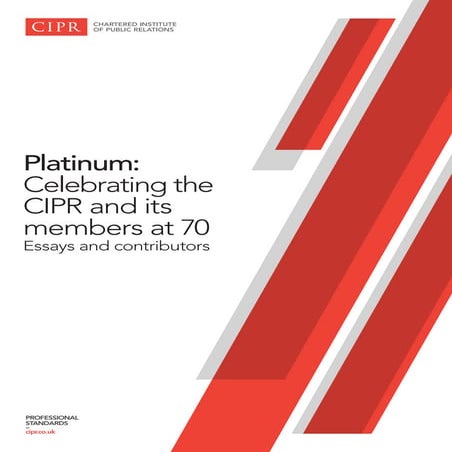 Platinum: Celebrating the CIPR at 70