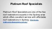 Cheap Roof restoration Sydney
