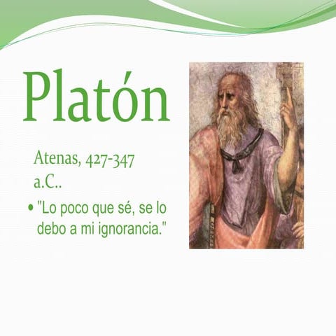 Presentación Platon | PPT