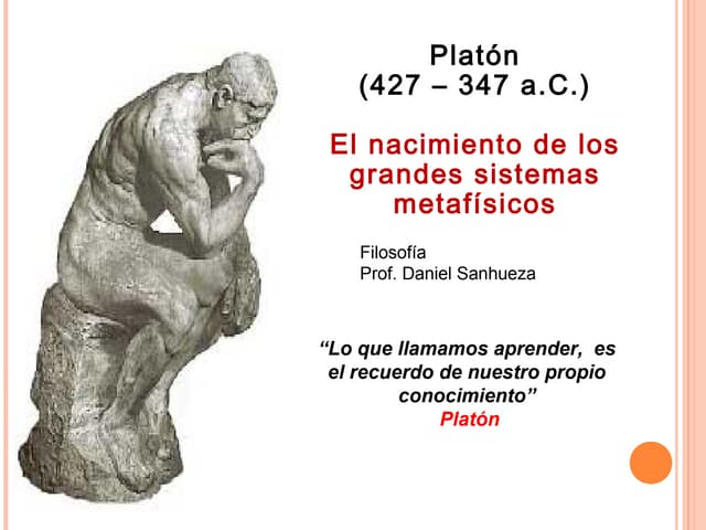 Platon  teoria de las ideas